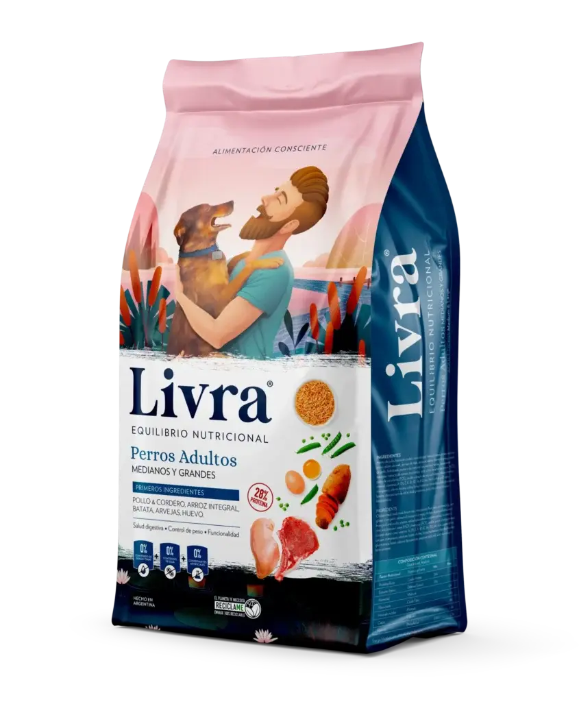 Livra Perros Adultos Medianos & Grandes 3 kg