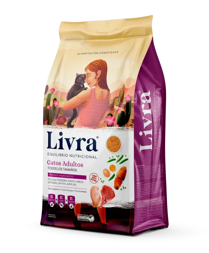 Livra Gatos Adultos 3 kg