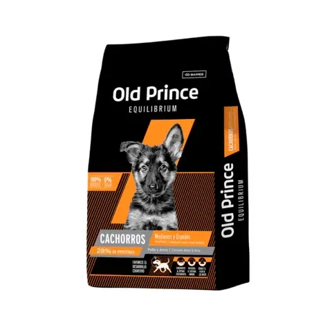 Old Prince Equilibrium Cachorro Mordida Mediana 3 kg