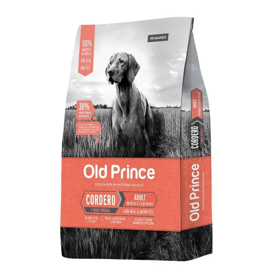 Old Prince Cordero y Arroz Adulto Mediano 3 kg
