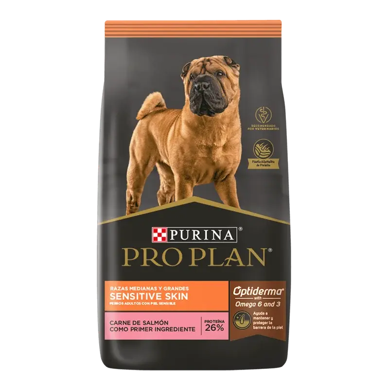 Pro Plan Sensitive Skin Razas Medianas 3 kg