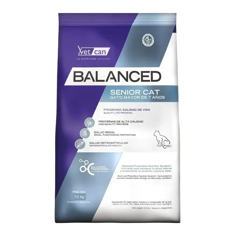Vital Balanced Gato Senior 7,5 kg